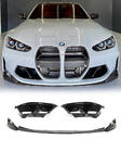BMW 3 Series G20/G21 2018- Front Bumper Lip V6 for G80 Carbon photo 1