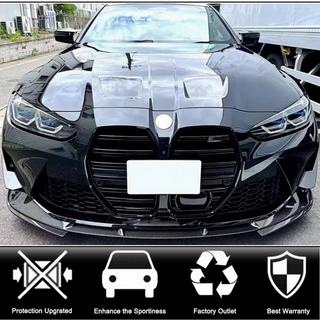 Front Bumper Lip V7 (for G80, Carbon) BMW 3 Series G20/G21 2018- photo 2