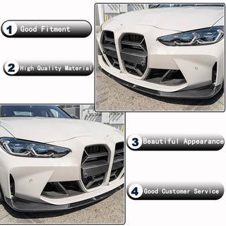 Front Bumper Lip V7 (for G80, Carbon) BMW 3 Series G20/G21 2018- photo 3