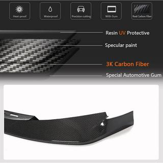 Front Bumper Lip V7 (for G80, Carbon) BMW 3 Series G20/G21 2018- photo 4