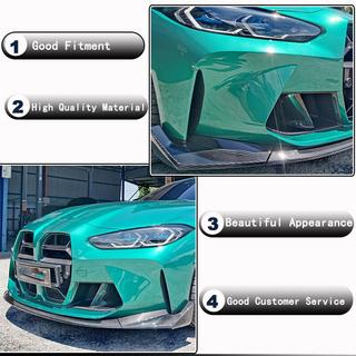 Front Bumper Lip V8 for G80, Carbon BMW 3 Series G20/G21 2018- photo 3