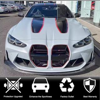 Front Bumper Lip V2 for G82/G83, Carbon BMW 4 Series G22/23/26 2020- photo 2