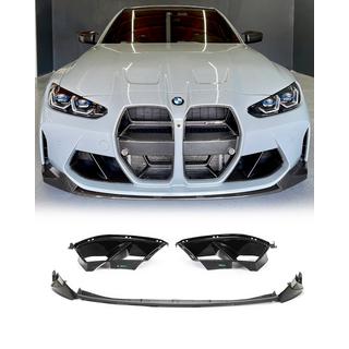 Front Bumper Lip V4 for G82/G83, Carbon BMW 4 Series G22/23/26 2020-