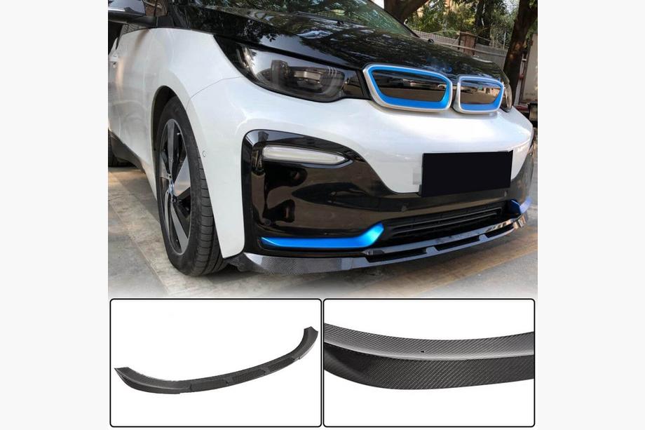 BMW I3 2013-2022 Front Bumper Lip Spoiler (Carbon) Image