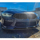 BMW 8 Series G14/G15/G16 2018- Front Bumper Lip Spoiler (for F91/F92/F93 M8, Carbon) photo 7