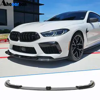 Front Bumper Lip Spoiler (for F91/F92/F93 M8, Carbon) photo 1