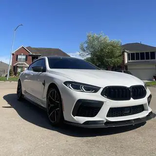 Front Bumper Lip Spoiler (for F91/F92/F93 M8, Carbon) photo 3