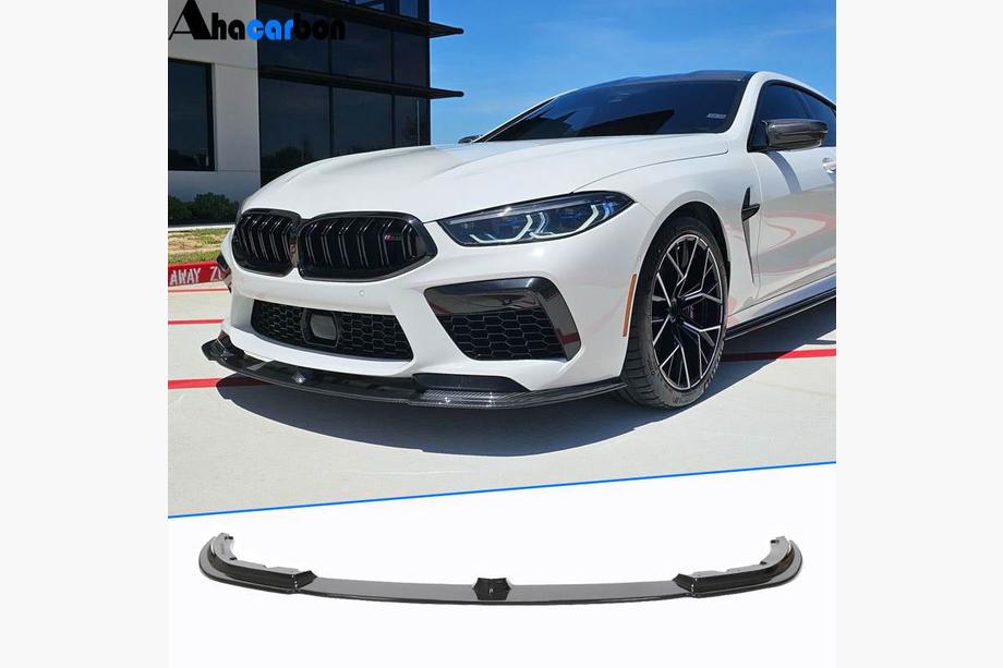 BMW 8 Series G14/G15/G16 2018- Front Bumper Lip Spoiler (for F91/F92/F93 M8, Carbon) Image