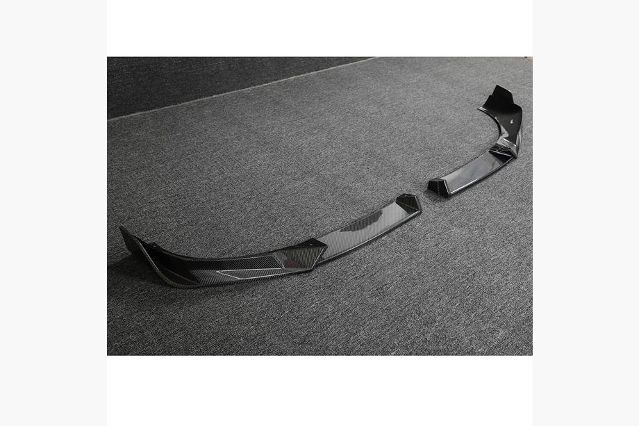 BMW X3 G01 2018- Front Bumper Lip (for M-Sport 2022-2024, Carbon) Photo 3