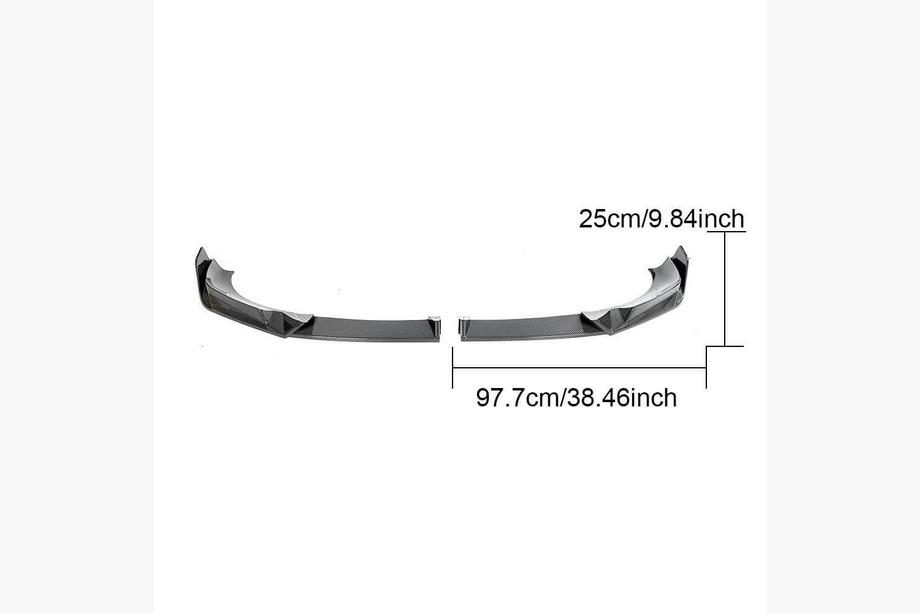 BMW X3 G01 2018- Front Bumper Lip (for M-Sport 2022-2024, Carbon) Photo 5