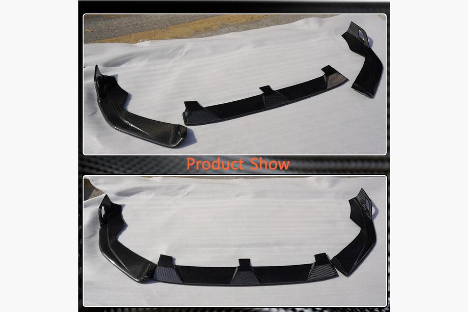BMW X3 G01 2018- Front bumper lip (for F97 2022-2024, Carbon) Photo 4