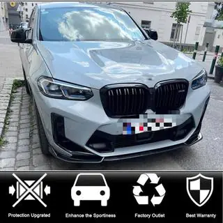 Front Bumper Lip Spoiler (for F98 2022-2025, Carbon) photo 2