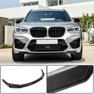 Front Bumper Lip Spoiler (for F98 2018-2021, Carbon) BMW X4 G02 2018- photo 1