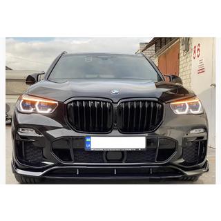 Front Lip Spoiler Paradigm V-3 (2018-2022, Gloss Black) BMW X5 G05 2019–2026 photo 1