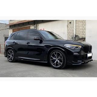 Front Lip Spoiler Paradigm V-3 (2018-2022, Gloss Black) BMW X5 G05 2019–2026 photo 2