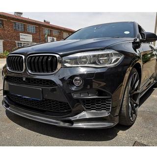 Front Bumper Lip V2 for F85, Carbon BMW X5 F15 2013-2018 photo 3