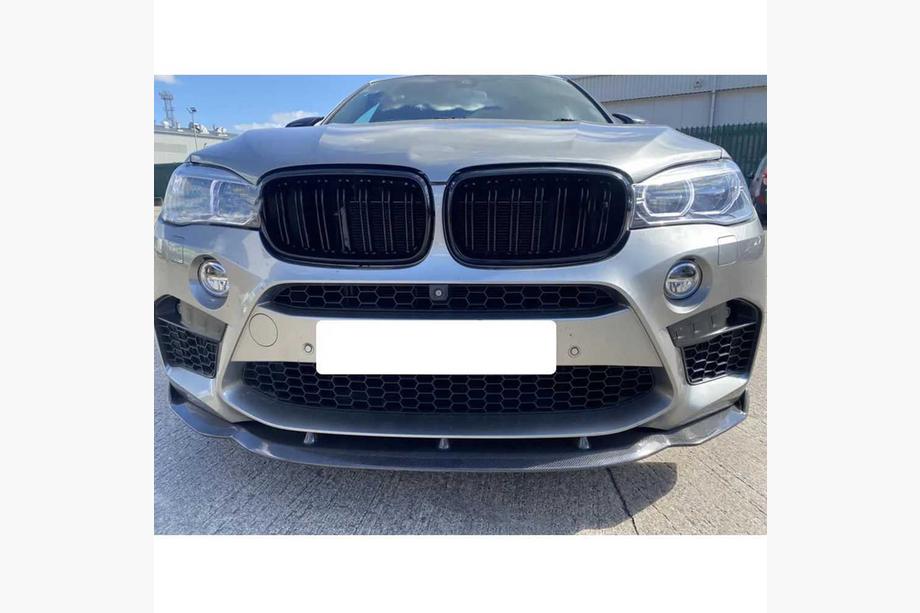 BMW X5 F15 2013-2018 Front Bumper Lip V3 for F85, Carbon Photo 2