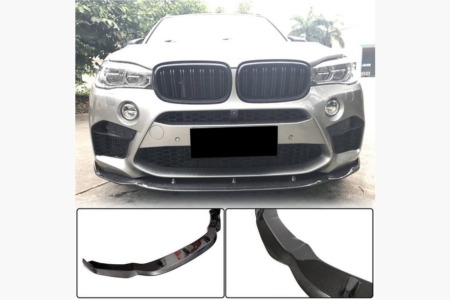 BMW X5 F15 2013-2018 Front Bumper Lip V3 for F85, Carbon Photo 7