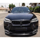 BMW X6 F16 2014-2019 Front Bumper Lip V2 for F86, Carbon photo 4