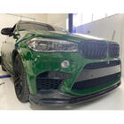 BMW X6 F16 2014-2019 Front Bumper Lip V2 for F86, Carbon photo 5