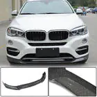 BMW X6 F16 2014-2019 Front Bumper Lip V1 Add-on (for Base, Carbon) photo 1
