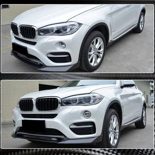 Front Bumper Lip V2 Add-on (for Base, Carbon) BMW X6 F16 2014-2019 photo 4