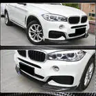 BMW X6 F16 2014-2019 Front Bumper Lip (for M-Sport, Carbon) photo 6