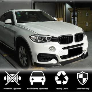Front Bumper Lip (for M-Sport, Carbon) BMW X6 F16 2014-2019 photo 2