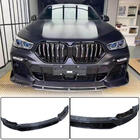 BMW X6 G06 2019–2027 Front Bumper Lip (for M-Sport 2018-2022, Carbon) photo 1