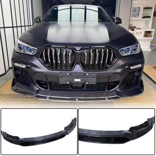 Front Bumper Lip (for M-Sport 2018-2022, Carbon) BMW X6 G06 2019–2027 photo 1