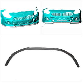 Front Bumper Lip V1 (for M-Sport, Carbon) BMW Z4 (G29) 2018- photo 2
