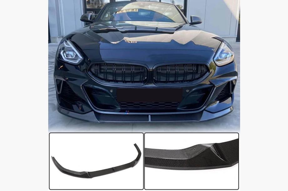 BMW Z4 (G29) 2018- Front Bumper Lip V1 (for M-Sport, Carbon) Image