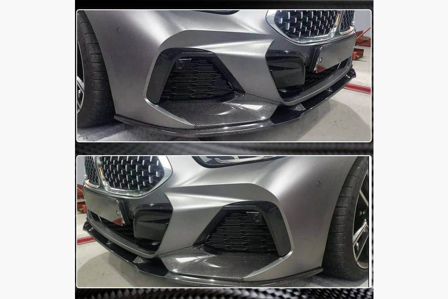 BMW Z4 (G29) 2018- Front Bumper Lip V5 (for M-Sport, Carbon) Photo 5