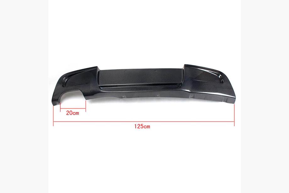 BMW 1 Series E81/E82/E87/E88 2004-2011 Rear Bumper Diffuser V1 for E87 M-Sport, Carbon Photo 5