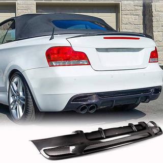 Rear Bumper Diffuser V1 for E82/E88 M-Sport, Carbon BMW 1 Series E81/E82/E87/E88 2004-2011 photo 1