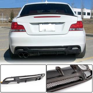 Rear Bumper Diffuser V1 for E82/E88 M-Sport, Carbon BMW 1 Series E81/E82/E87/E88 2004-2011 photo 2