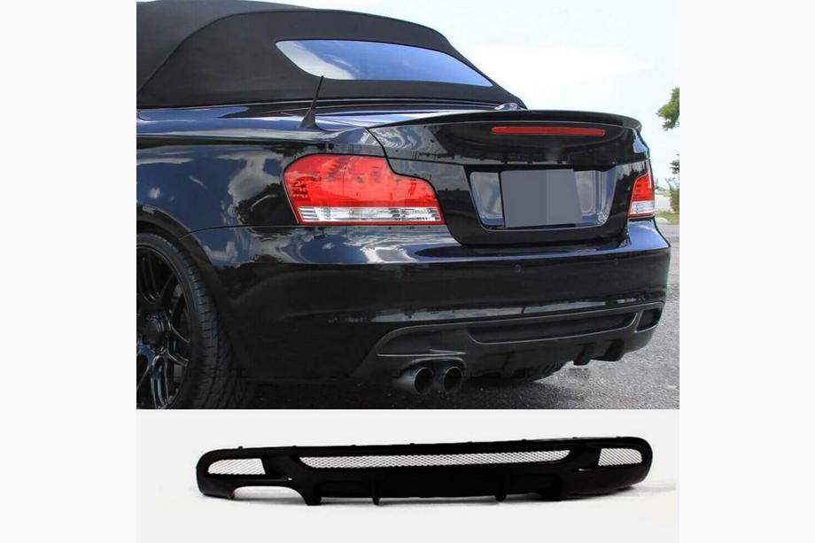 BMW 1 Series E81/E82/E87/E88 2004-2011 Rear Bumper Diffuser FRP V3 (for E82/E88 M Sport) Image