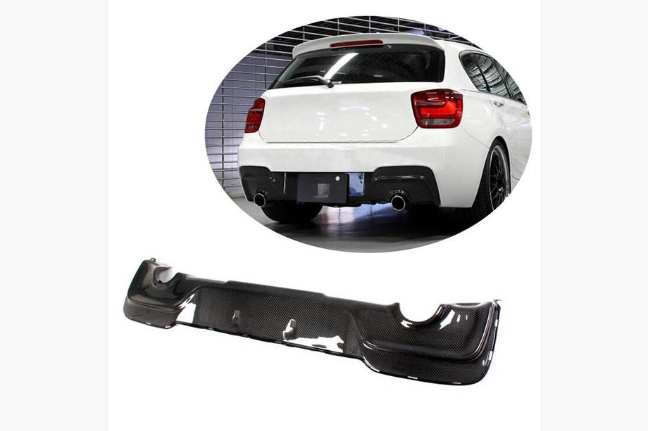 BMW 1 Series F20/F21 2011-2019 Rear Bumper Diffuser (for M135i 2011-2015, Carbon) Image