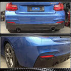 BMW 2 Series F22/F23 2014-2021 Rear Diffuser V1 for F22/F23 M-Sport, Carbon photo 3