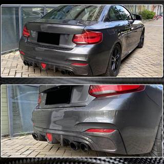 Rear Bumper Diffuser V2 for F22/F23 M-Sport, Carbon BMW 2 Series F22/F23 2014-2021 photo 4