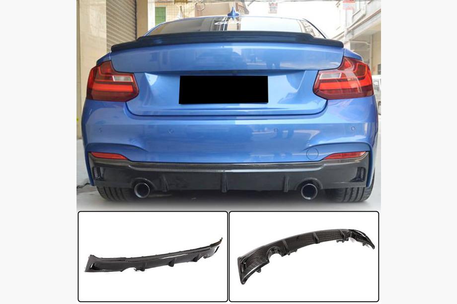 BMW 2 Series F22/F23 2014-2021 Rear Diffuser V3 (for F22/F23 M-Sport, Carbon) Image