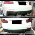 BMW 2 Series F22/F23 2014-2021 Rear Bumper Diffuser V4 (for F22/F23 M-Sport, Carbon) photo 4