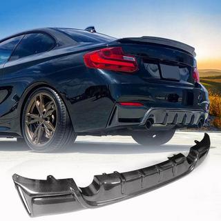 Rear Bumper Diffuser V4 (for F22/F23 M-Sport, Carbon) BMW 2 Series F22/F23 2014-2021 photo 1