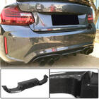 BMW 2 Series F22/F23 2014-2021 Rear Diffuser V4 for F87 M2/M2C, Carbon photo 1