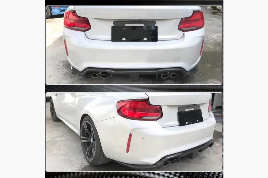 BMW 2 Series F22/F23 2014-2021 Rear Diffuser V7 (for F87 M2/M2C, Carbon) Photo 4