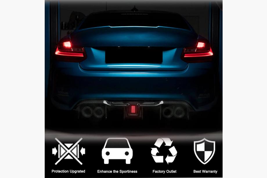 BMW 2 Series F22/F23 2014-2021 Rear Diffuser V8 (for F87 M2/M2C, Carbon) Photo 3