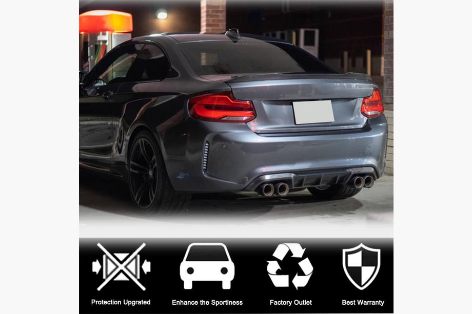 BMW 2 Series F22/F23 2014-2021 Rear Diffuser V5 for F87 M2/M2C, Carbon Photo 4