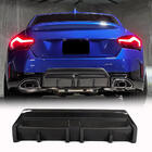 BMW 2 Series G42 2021- Rear Bumper Diffuser V2 (for M-Sport, Carbon) photo 1