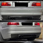 BMW 3 Series E46 1998-2006 Rear Bumper Diffuser V1 (for M3, Carbon) photo 3
