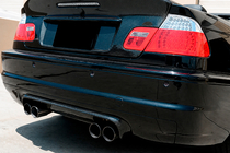 BMW 3 Series E46 1998-2006 Rear Diffuser V2 (for M3, Carbon) photo 2